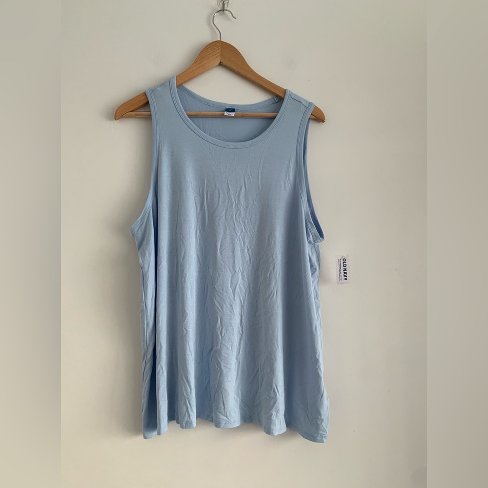Old Navy Luxe tank top XL sky blue
